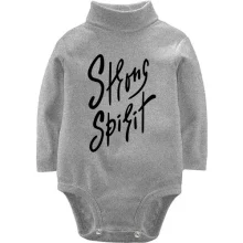 Дитяче боді з довгим рукавом Strong spirit