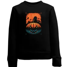 Дитячий світшот Halloween pumpkin. Be afraid