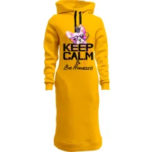 Худі сукня з Бостон-тер'єром Ceep calm & be princess