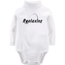 Детское боди с длинным рукавом Relaxing fishing