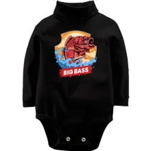 Детское боди с длинным рукавом Big Bass