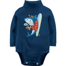 Детское боди с длинным рукавом Shark Hipster