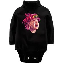 Детское боди с длинным рукавом Tekashi with rainbow teeth