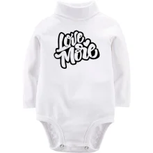 Дитяче боді з довгим рукавом Love More