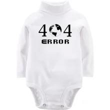 Дитяче боді з довгим рукавом 404 ERROR