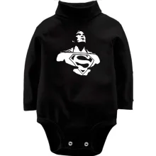 Дитяче боді з довгим рукавом Super Man art