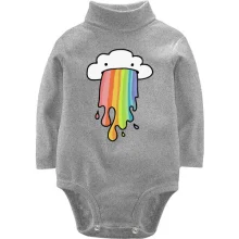 Дитяче боді з довгим рукавом Rainbow cloud