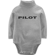 Комбинированный детский лонгслив Pilot