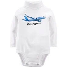 Дитяче боді з довгим рукавом Airbus A320 neo