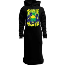 Худі сукня Trouble Maker з монстром