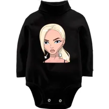 Детское боди с длинным рукавом Art. Blonde angry