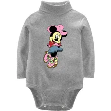 Детское боди с длинным рукавом Minnie Mouse cowboy