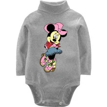 Детское боди с длинным рукавом Minnie Mouse cowboy.