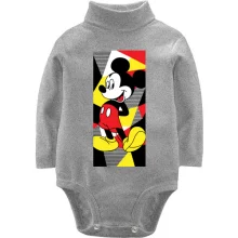 Детское боди с длинным рукавом Mickey mouse art