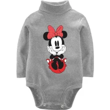 Детское боди с длинным рукавом Minnie Mouse smiles