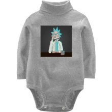Детское боди с длинным рукавом Rick is tired