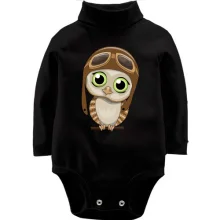 Детское боди с длинным рукавом Baby owl pilot