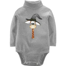 Детское боди с длинным рукавом Baby giraffe wizard