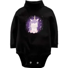 Детское боди с длинным рукавом Baby unicorn purple