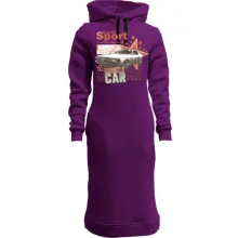 Худи платье sport muscle car