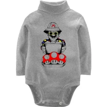 Детское боди с длинным рукавом Mario with a case