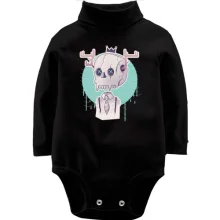Дитяче боді з довгим рукавом Skull with horns