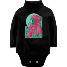 Дитяче боді з довгим рукавом Astronaut Skull