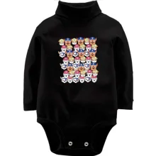 Детское боди с длинным рукавом Paw patrol pattern