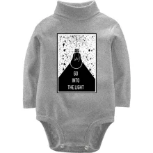 Детское боди с длинным рукавом Go into the light