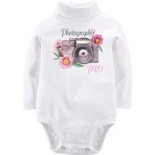Комбинированный детский лонгслив Photographer PRO Комбинированный детский лонгслив Photographer PRO