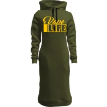 Худи платье Vape life 2