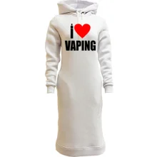 Худи платье I love Vaping