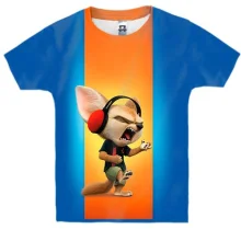 Дитяча 3D футболка Zootopia
