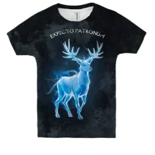 Детская 3D футболка Harry Potter - Expecto Patronum