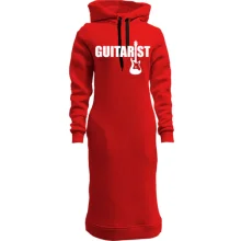 Худи платье с гитарой "guitarist"