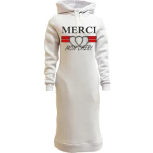 Худи платье Merci mon cheri