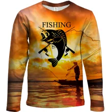 Дитячий 3D лонгслів Fishing
