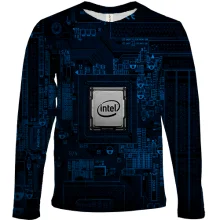 Дитячий 3D лонгслів Intel inside