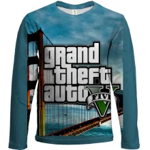 Детский 3D лонгслив GTA - V