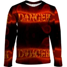 Детский 3D лонгслив Danger