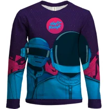 Детский 3D лонгслив с Daft Punk (арт)