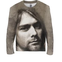 Дитячий 3D лонгслів Курт Кобейн (Nirvana)
