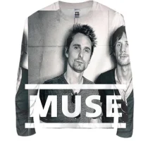 Детский 3D лонгслив Muse с участниками группы
