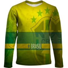 Детский 3D лонгслив CBF Brazil