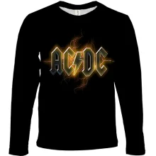 Детский 3D лонгслив AC/DC