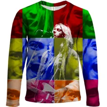 Детский 3D лонгслив Kurt Donald Cobain