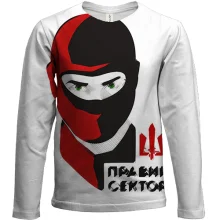 Дитячий 3D лонгслів Правий сектор арт