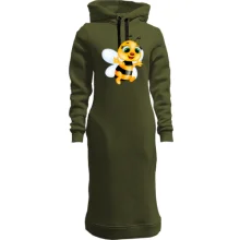 Худи платье с маленькой пчелой