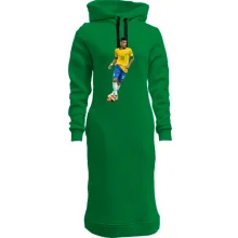 Худи платье с Neymar Brazil