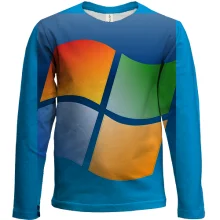Детский 3D лонгслив с Windows